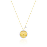 Tennis Racket Medallion Necklace