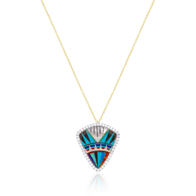 Mosaic Inlay Necklace