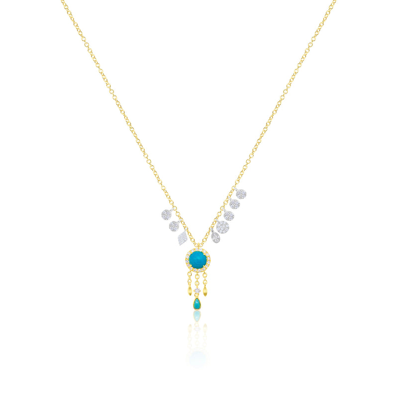 Turquoise Dreamcatcher Necklace