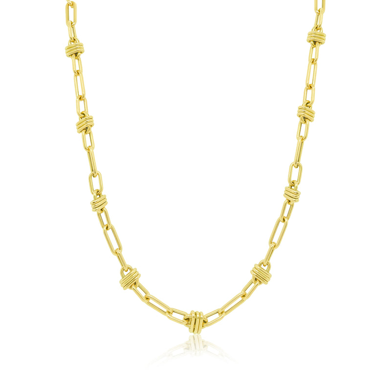 Yellow Gold Fancy Chunky Chain