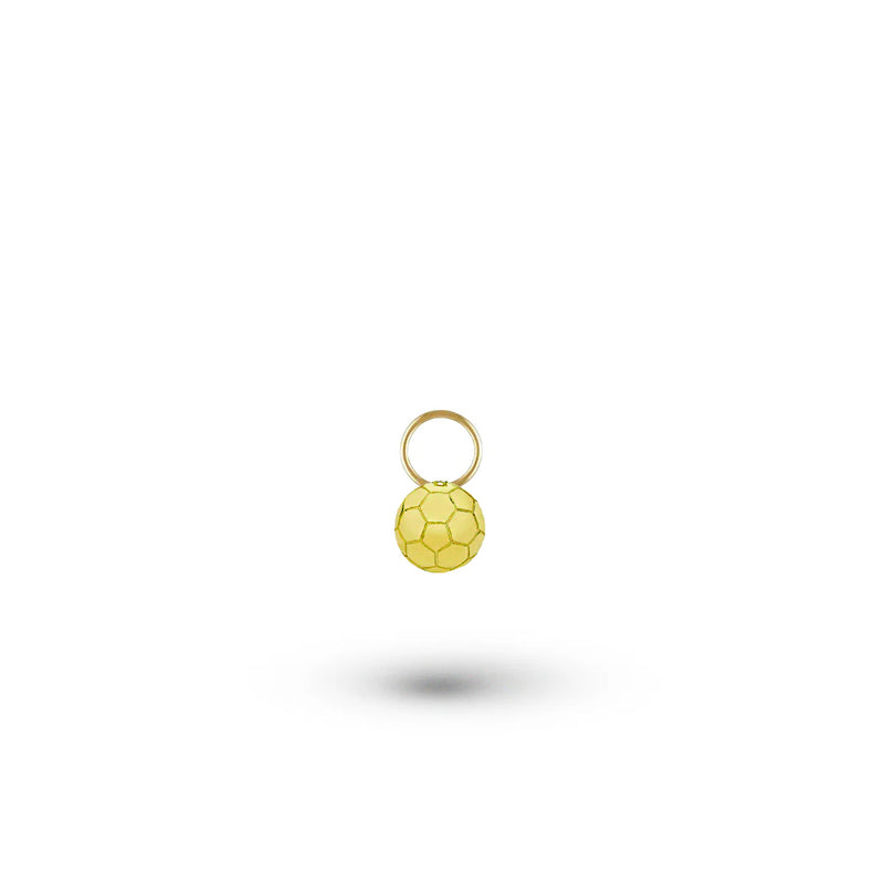 Diamond Soccer Hoop Charm