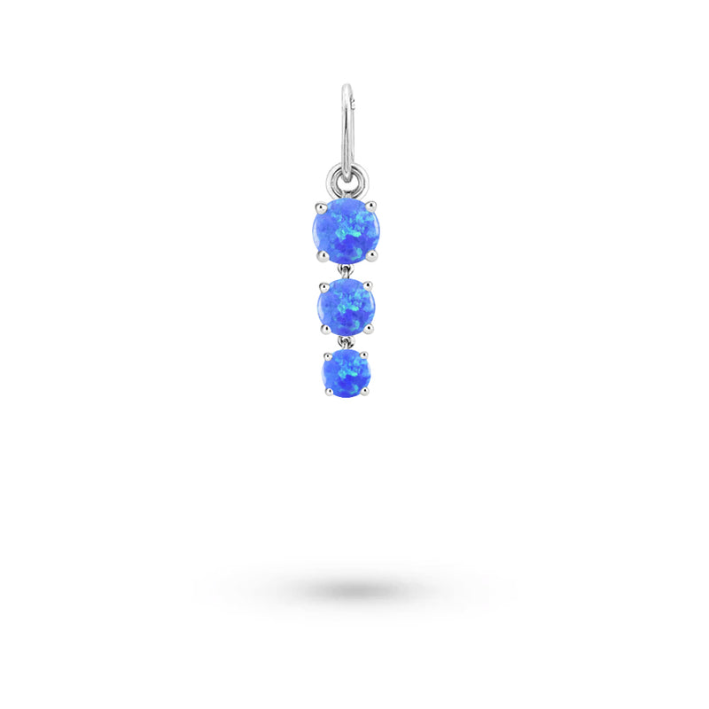 Birthstone Hoop Charm | OCTOBER Opal