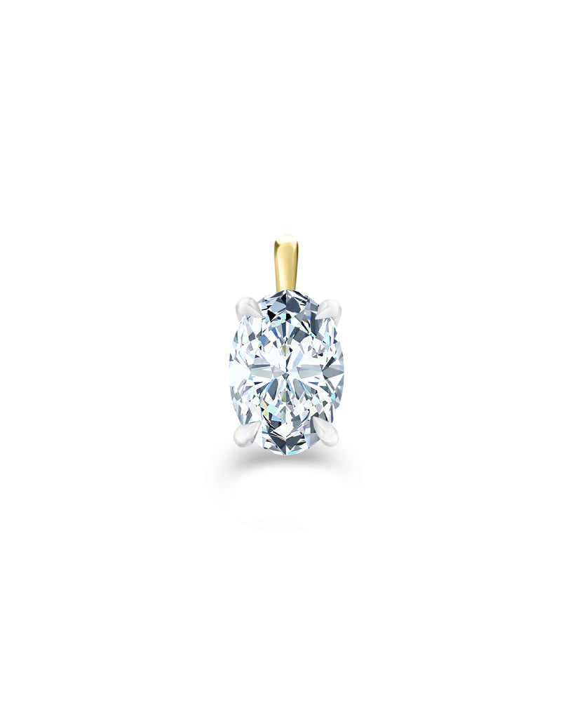 Lab Grown Oval Cut Charm
