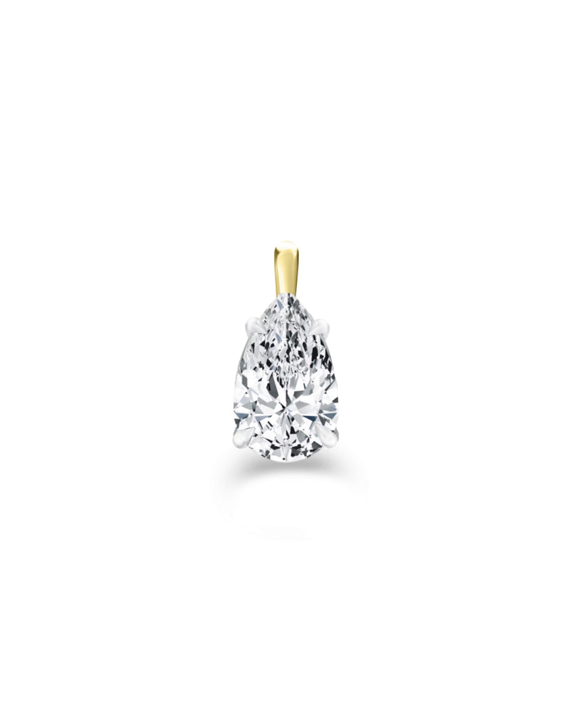 Lab Grown Pear Cut Charm