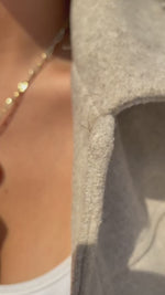 Yellow Gold Pink Opal Charm Necklace- ONLINE EXCLUSIVE