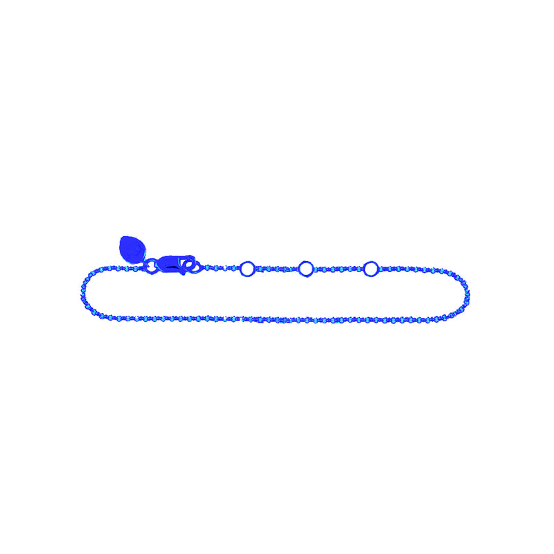 Galactic Blue Anklet