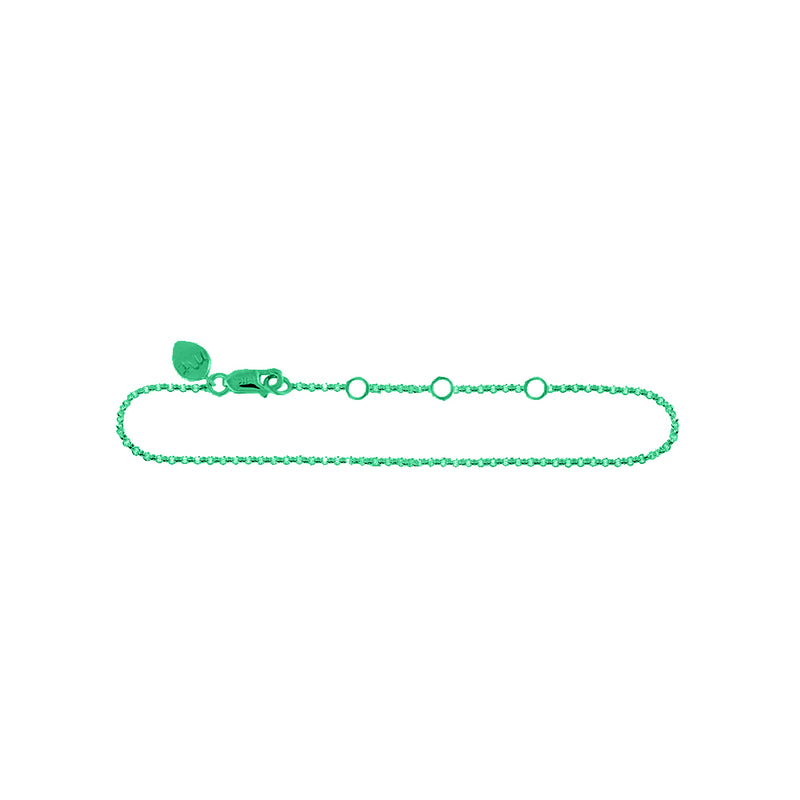 Electric Green Anklet