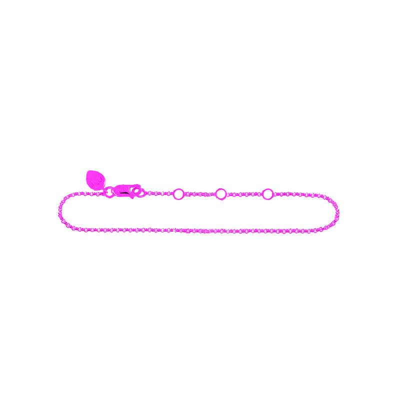 Electric Pink Anklet