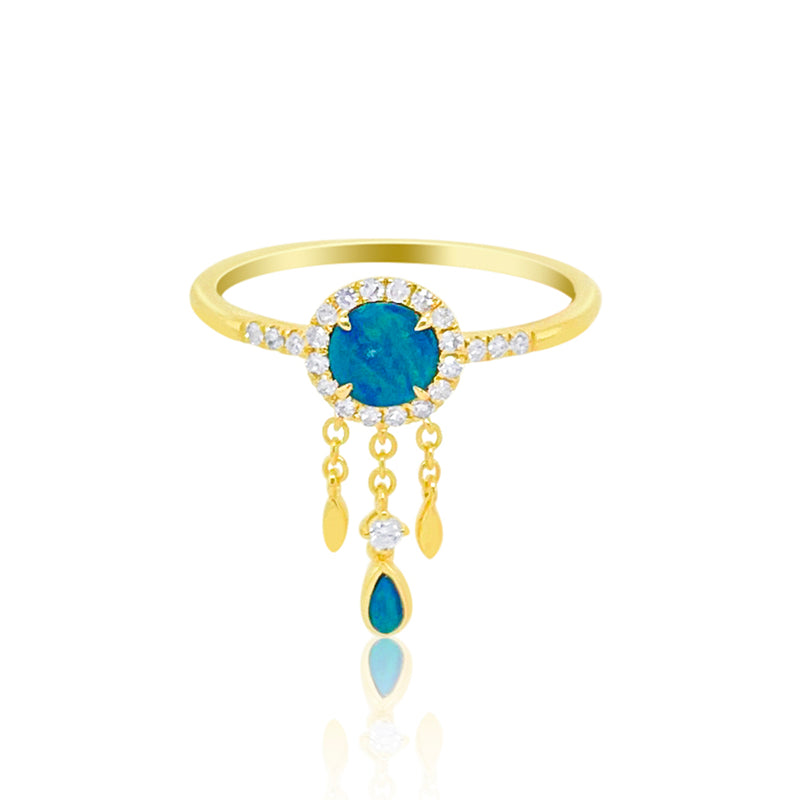 Opal Dreamcatcher Ring