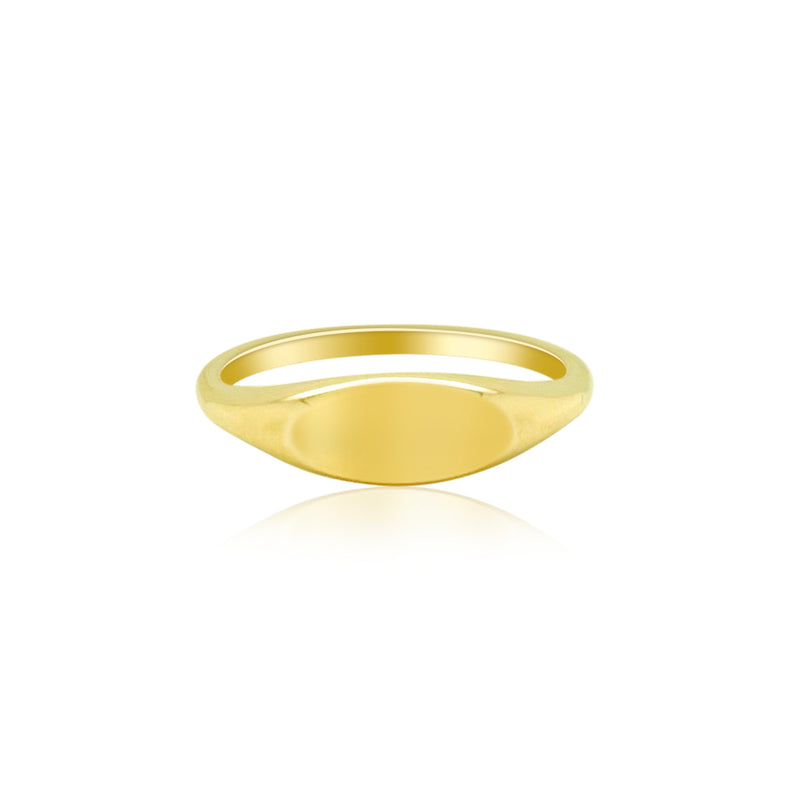 Yellow Gold Signet Ring *Boutique Exclusive*