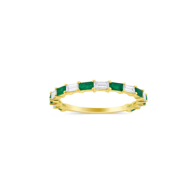 Emerald and Diamond Ring