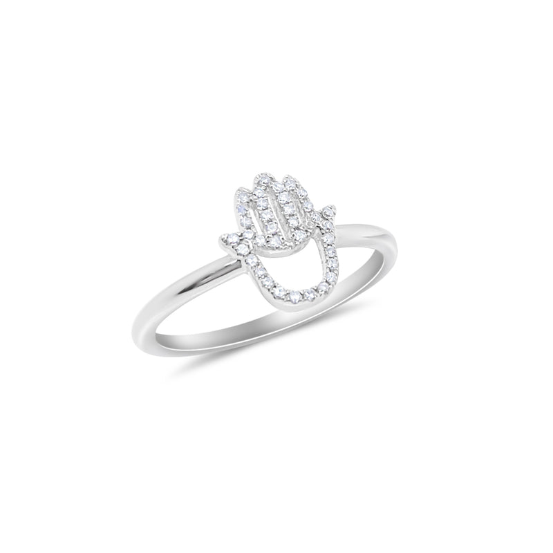 Diamond Hamsa Ring ONLINE EXCLUSIVE