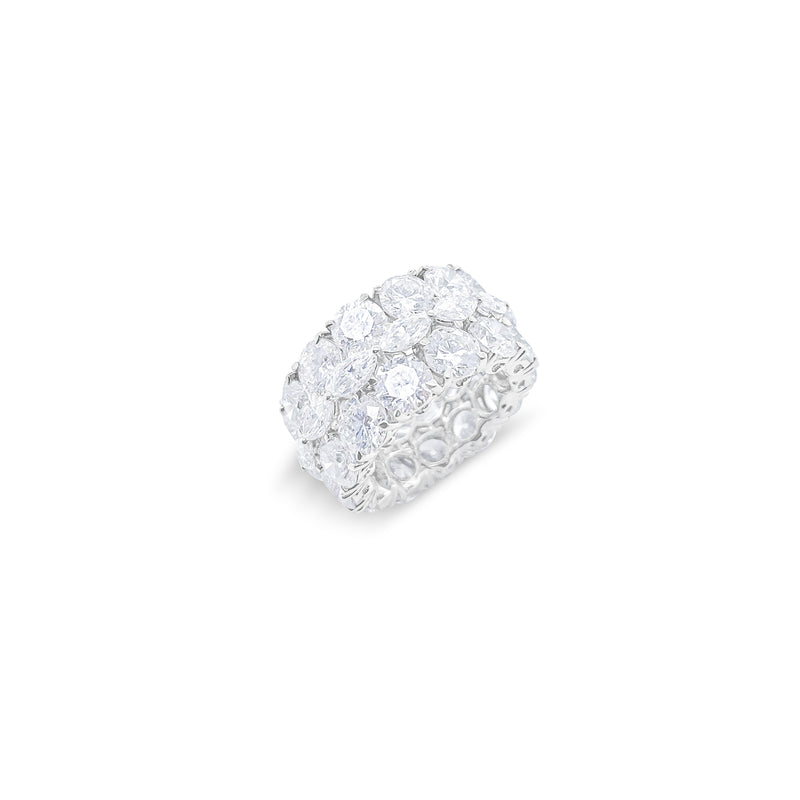 White Gold 18 ct Lab grown Ring