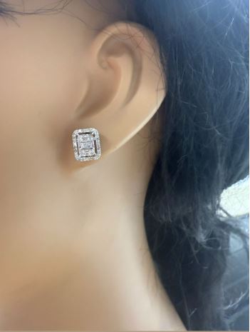 Diamond Illusion Studs