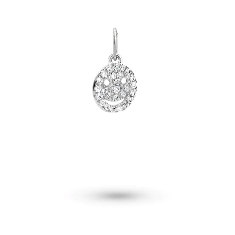 Smiley Face Hoop Charm