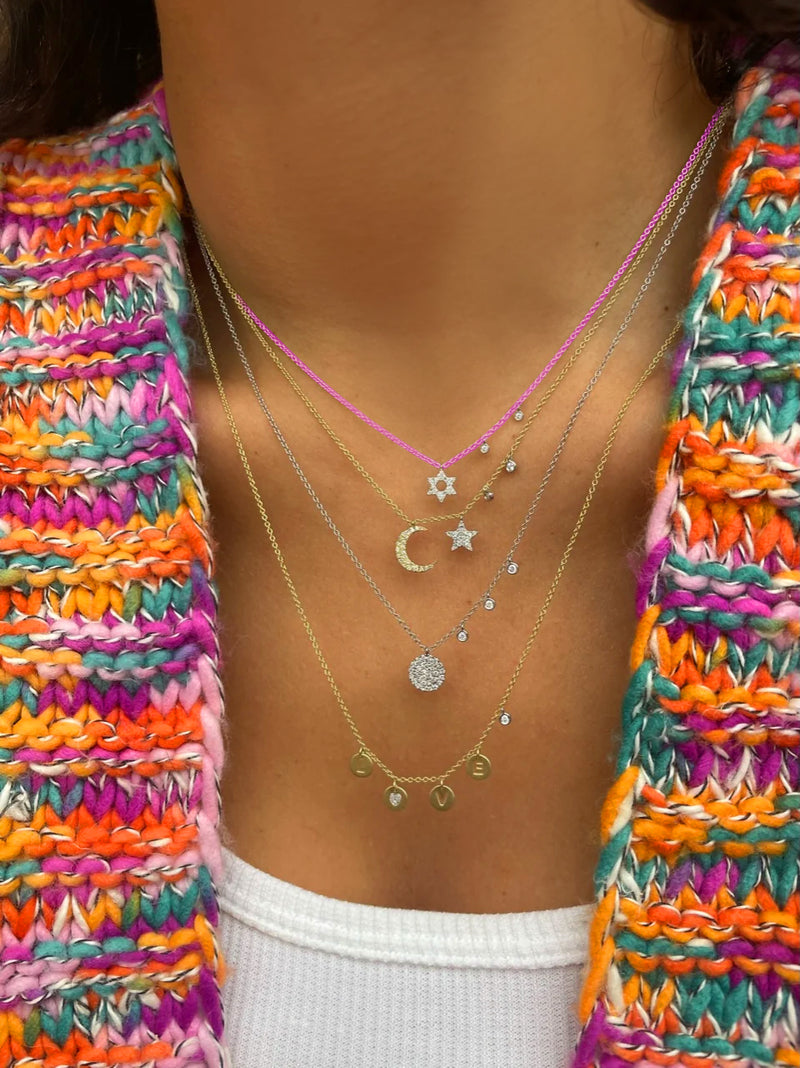 Jewish charm necklace hotsell