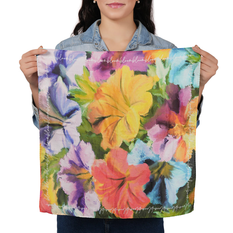 Blooming Violet Scarf