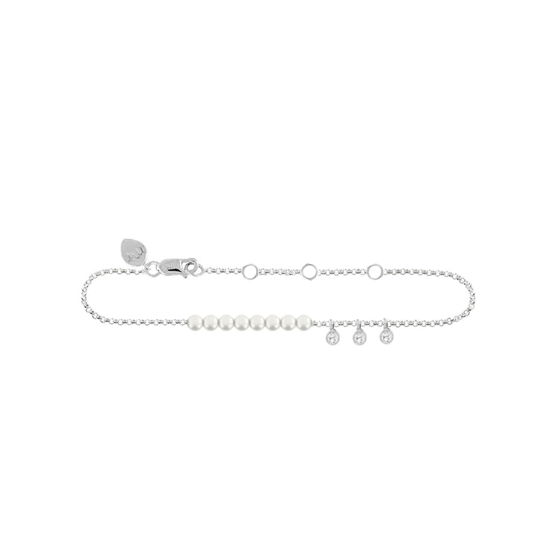 Pearl 14k gold Anklet