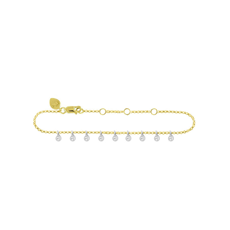 meira t gold anklet