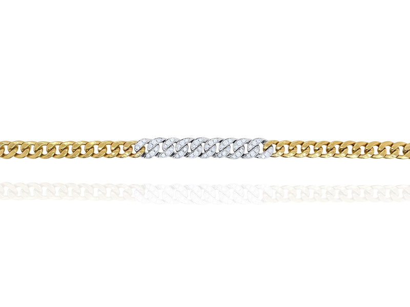 Pave Diamond Cuban Link Bracelet