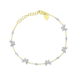 Yellow Gold Diamond Butterfly Bracelet
