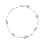 Yellow Gold Diamond Butterfly Bracelet