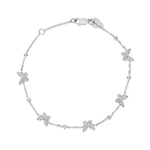 Yellow Gold Diamond Butterfly Bracelet
