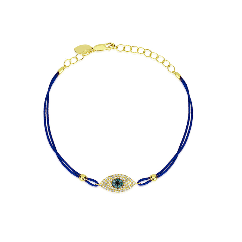 Blue String Evil Eye Bracelet