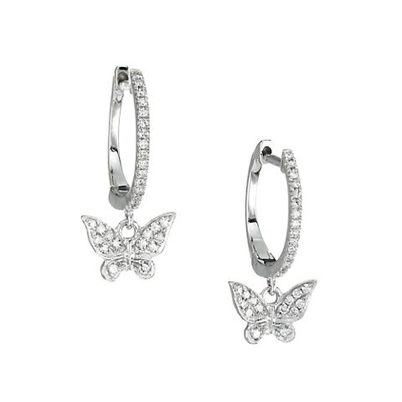 Diamond Butterfly Huggies