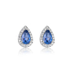Blue Sapphire Diamond Studs (online exclusive)