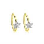 Diamond Star Hoops