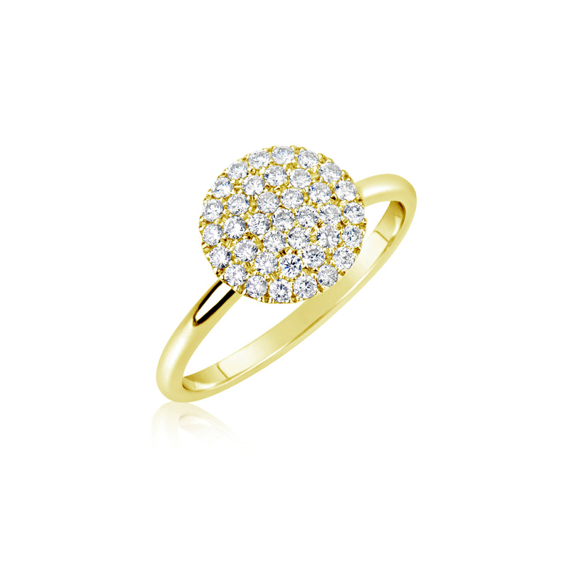 Diamond Disc Ring
