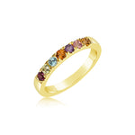 Rainbow Ring Yellow Gold