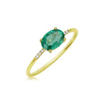 Emerald and Diamond Ring