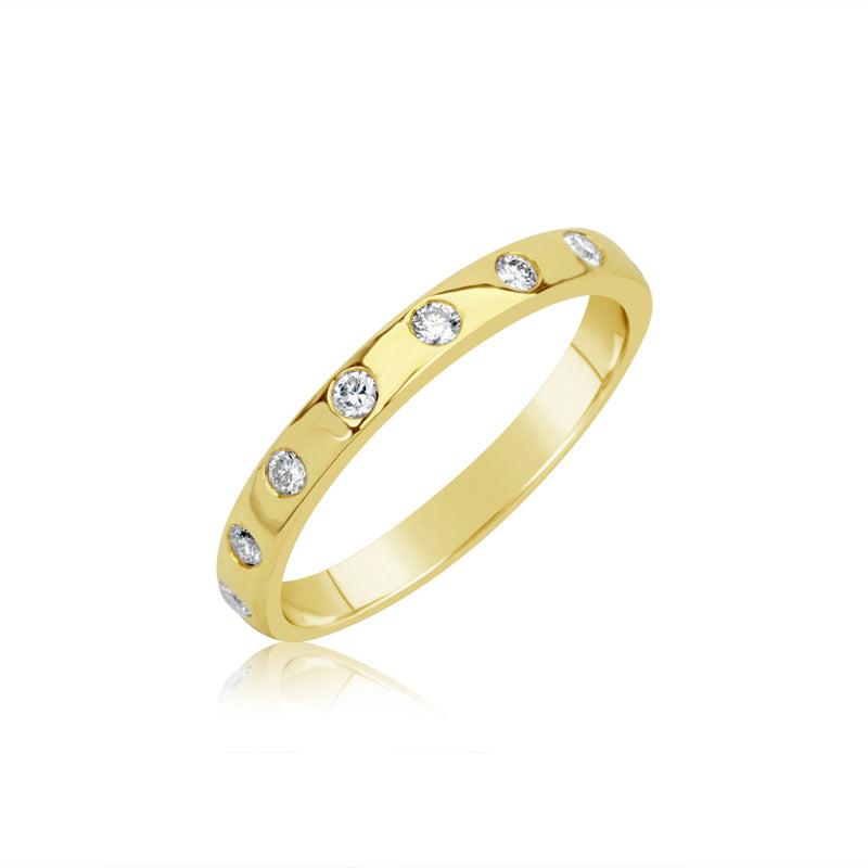 Diamond Yellow Gold Ring