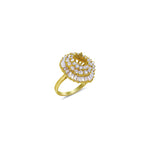 Yellow Gold Antique Diamond Ring