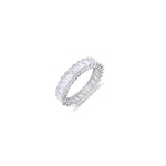 White Gold Diamond Baguette Ring