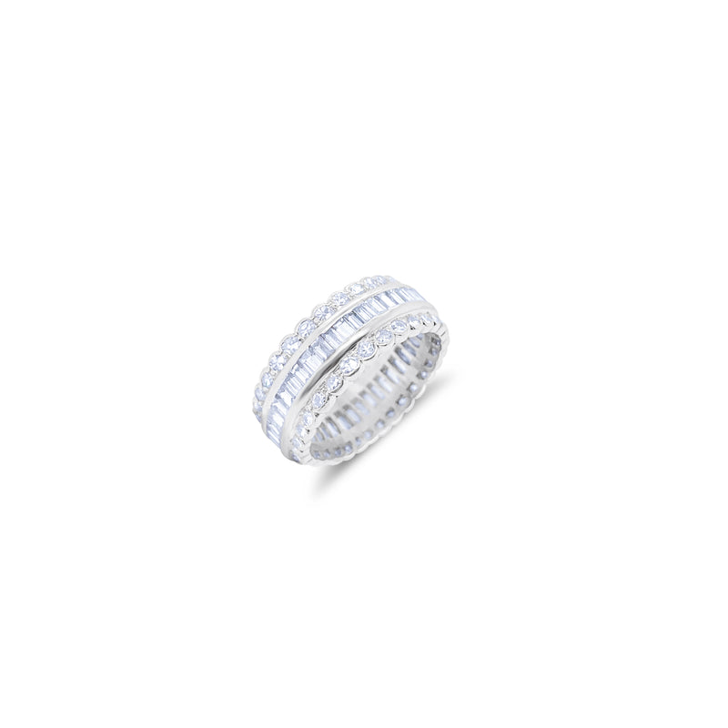 White Gold Antique Timeless Diamond Ring