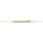 delicate diamond bar bracelet