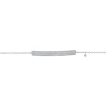 delicate diamond bar bracelet