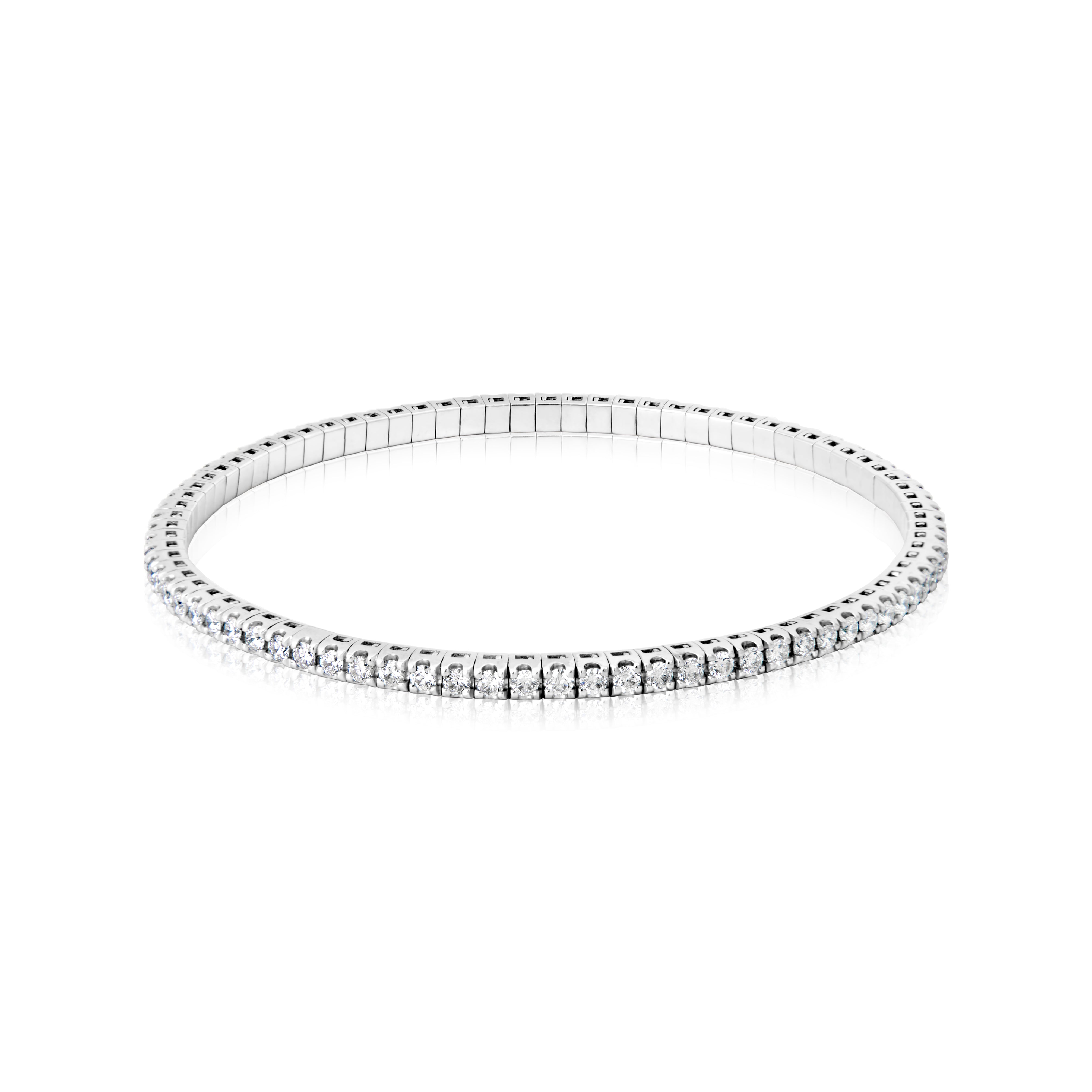 stretch diamond tennis bracelet