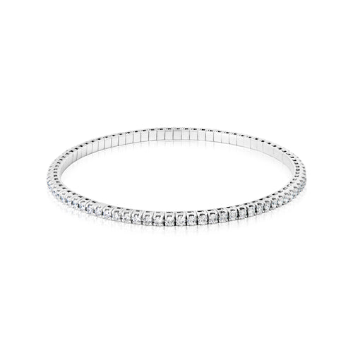 stretch diamond tennis bracelet