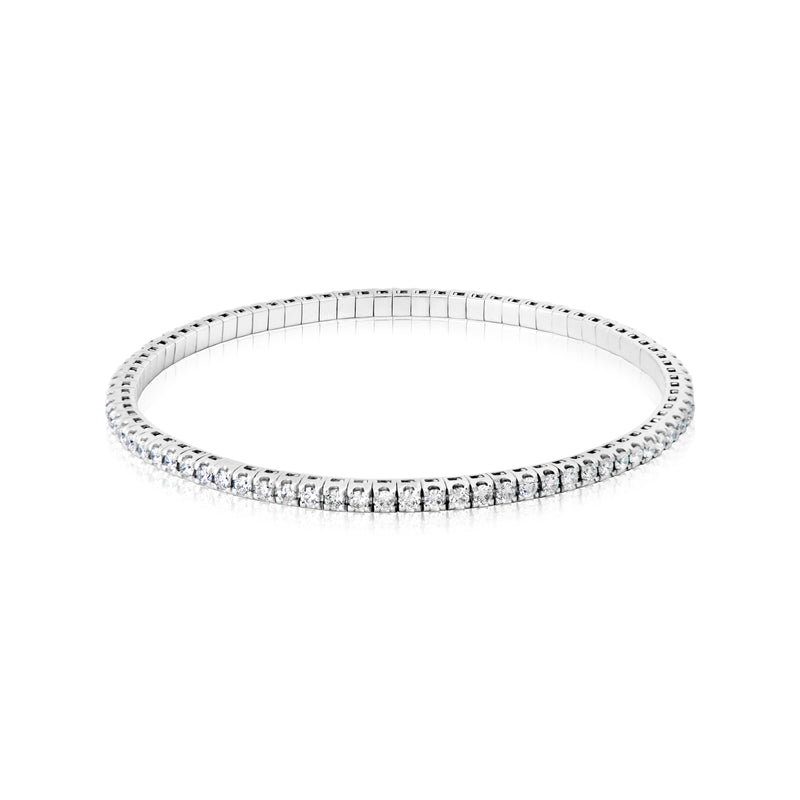 stretch diamond tennis bracelet