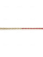 Half and Half Ruby and Diamond Hearts Bracelet- ONLINE EXCLUSIVE