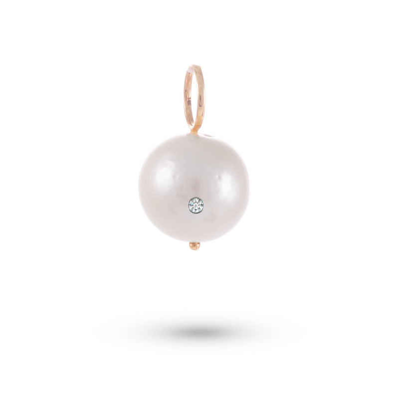 Pearl and Diamond Charm