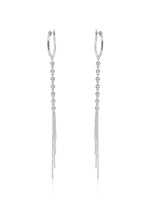 White Gold Hanging Diamond Earrings