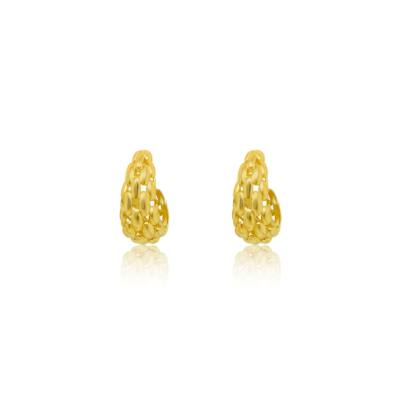 Yellow Gold Chunky Huggie Earrings *ONLINE EXCLUSIVE*