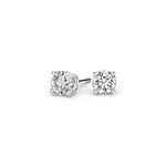 White Gold Four Prong Diamond Studs