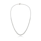 white gold 4.65ct White Gold Tennis Necklace