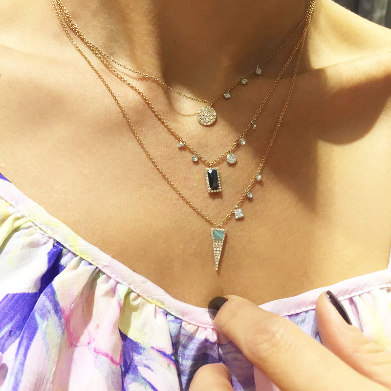 Meira T Labradorite Charm Necklace - Michael Herr Diamonds & Fine Jewelry
